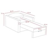 Atelier Del Sofa sofa-krevet na rasklapanje saros grey | ePonuda.com