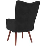  Stolica za opuštanje crna baršunasta | shoptok.hr