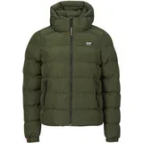 Puhovke HOODED SPORTS PUFFR JACKET Kaki