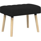  Klupa s utorima Crna 60 x 40 x 45 cm Tkanina | shoptok.hr