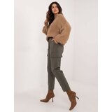 Och Bella Trousers-TW-SP-BI-6-1313.47-khaki | Shoptok.si