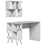 Hanah home radni sto extra 2 white