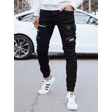 DStreet Spodnie męskie jeansowe bojówki czarne | Shoptok.si