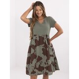 Italy Moda Dress-DHJ-SK-253701.80-khaki | Shoptok.si