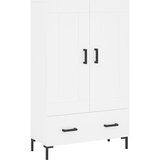 Maison Chic Visoka omara - Komoda - Predalnik bela 69,5x31x115 inženirski les, (21717059) Cene