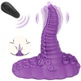 SuperLove Super Strong Monster Fantasy Tentacle Vibrator Purple Cene