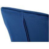 Unique Furniture Tamno plave baršunaste blagovaonske stolice u setu s naslonima za ruke 2 kom Nolan Square – | shoptok.hr
