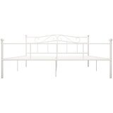  Posteljni okvir bel kovinski 180x200 cm, (20606500) | Shoptok.si