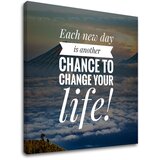  Motivaciona slika na platnu about life_006 (moderne slike sa) Cene