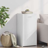 vidaXL Komoda bela 45x42,5x93 cm inženirski les | Shoptok.si