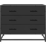  Ormar s ladicama crni 70x41x56 cm izrađeno drvo | Eponuda.ba