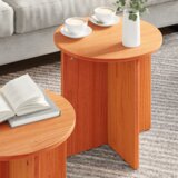  Klubska miza 2 pcs Voščeno rjava 41.5 x 41.5 x 41 cm, (5000073361) | Shoptok.si