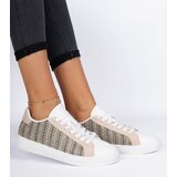 Gemre Beige women's fabric sneakers Bellisio | shoptok.hr