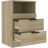  Noćni ormarići 2 kom boja hrasta sonome od konstruiranog drva | shoptok.hr