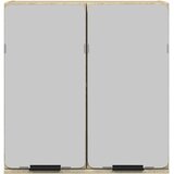  Kupaonski ormarić s ogledalom boja hrasta 64,5x20x66,5 cm drvo | shoptok.hr