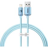 Baseus usb kabal crystal shine usb na lightning 1,2 m 2,4A svetlo plavi Cene