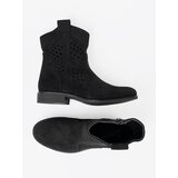 SEASTAR Black openwork boots in cowboy style | ePonuda.com