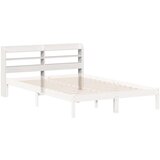 vidaXL Vzglavje s policami bela 150 cm trdna borovina | Shoptok.si
