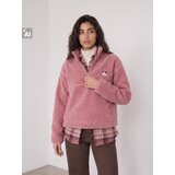 Sinsay Oversize half zip majica s džepovima na patentni zatvarač | shoptok.hr