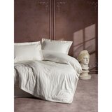  stripe ecru ecru satin single quilt cover set (de) | Eponuda.com