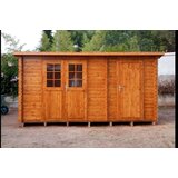 Male kuće Drvena vrtna kućica GLORIA F 445 × 200 cm – bez završnog krovnog pokrova | shoptok.hr