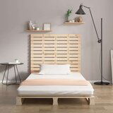  Stensko posteljno vzglavje 81x3x91,5 cm trdna borovina, (20725833) | Shoptok.si