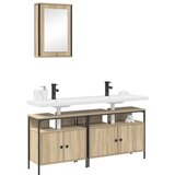  Set namještaja za kupaonicu 3 kom. Smeđa 80 x 30 x 60 cm | shoptok.hr