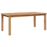 vidaXL Klubska miza Rjava 110 x 55 x 45 cm Trdna tikovina, (5000073442) Cene