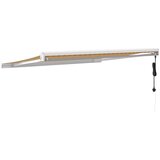 Tenda na uvlačenje žuto-bijela 3 x 2,5 m od tkanine i aluminija | Eponuda.com