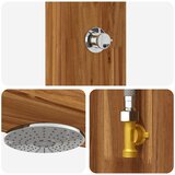  Vanjski tuš 226 cm Masivno drvo akacije i nehrđajući čelik | shoptok.hr