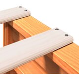  Krevet s regalom za knjige bez madraca 140 x 190 cm od borovine | shoptok.hr