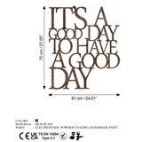WALLXPERT dekorativni metalni zidni pribor rusty have a good day | ePonuda.com