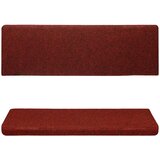  Prostirke za stepenice, samoljepljive, 15 kom, 65x21x4 cm, bordo crvene, pravokutni rub | shoptok.hr