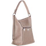 Fashion Hunters Dark beige shoulder bag with a handle | shoptok.hr