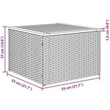  Vrtna sedežna garnitura z blazino 8 pcs Črna poli ratan, (5000145939) | Shoptok.si