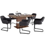 Mömax Raztegljiva Miza Avensis, Barva Hrasta, 160-200 X 90 Cm | Shoptok.si
