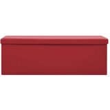  klupa za pohranu crvena boja vina PVC | shoptok.hr