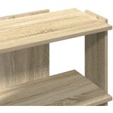 Regal za knjige s 3 razine boja hrasta 60x30x60 cm drveni | Shoptok.si