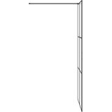 Pregrada za tuširanje s prozirnim staklom ESG 90 x 195 cm crna | Eponuda.ba