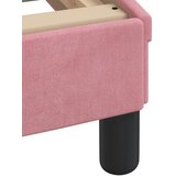 Krevet s madracem Dover ružičasti 180x200 cm baršunasti | Eponuda.com