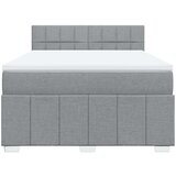 vidaXL krevet box spring s madracem svjetlosiva 160x200 cm tkanina | shoptok.hr