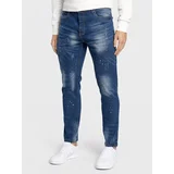 Brave Soul Jeans hlače MJN-CROSS Mornarsko modra Skinny Fit