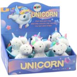 Unicorn Plush Pull-On Jumping Horse, White | shoptok.hr
