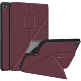 NIKCORP Ovitek za Samsung Galaxy Tab A8 2021, magneten zaščitni ovitek iz PU usnja in silikona s funkcijo stojala, bordo rdeč, (5000139142) | Shoptok.si