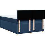  Krevet s oprugama i madracem plavi 140x200 cm od tkanine | shoptok.hr