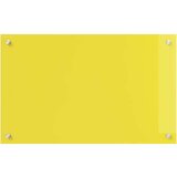 vidaXL Zaščita za kuhinjo 2 pcs Rumena 80 x 50 cm kaljeno steklo | Shoptok.si