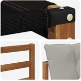  Set vanjskih sofa 4 kom. Prirodna i svjetlosiva | Eponuda.ba