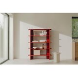 noo.ma Crvena metalna biblioteka 120x156x37 cm Hes – | shoptok.hr