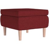  Stolček z lesenimi nogami vinsko rdeče blago, (20700301) | Shoptok.si