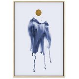  Slika - Forest in Watercolors (1-part) - Blue Hue Landscape Abstraction 80x120 | shoptok.hr
